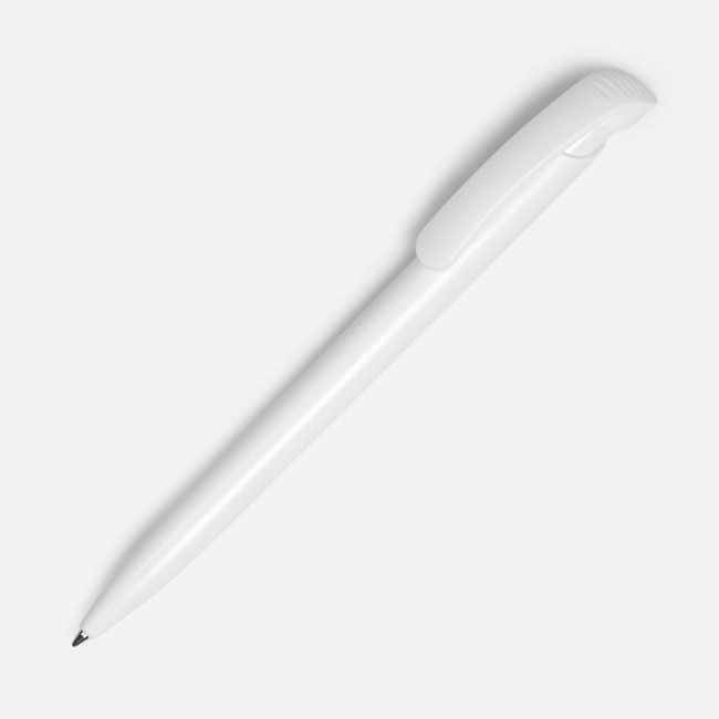 Ручка шариковая Clear Solid, белая Ручка шариковая Clear Solid, белая