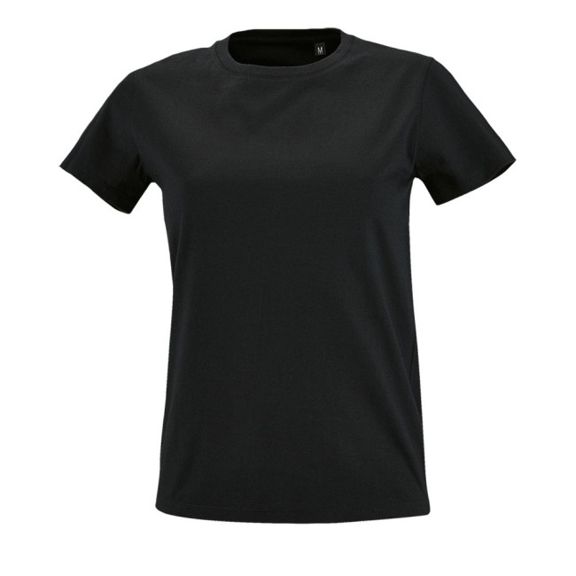 Футболка женская Imperial Fit Women, черная Футболка женская Imperial Fit Women, черная