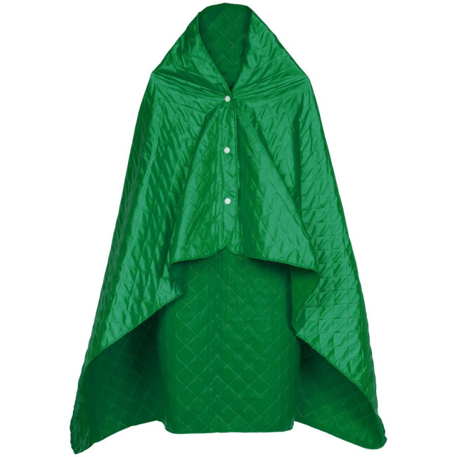 Плед-пончо для пикника SnapCoat, зеленый Плед-пончо для пикника SnapCoat, зеленый