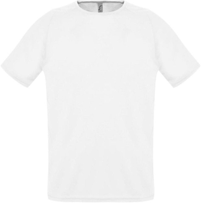 Футболка унисекс Sporty 140, белая Футболка унисекс Sporty 140, белая