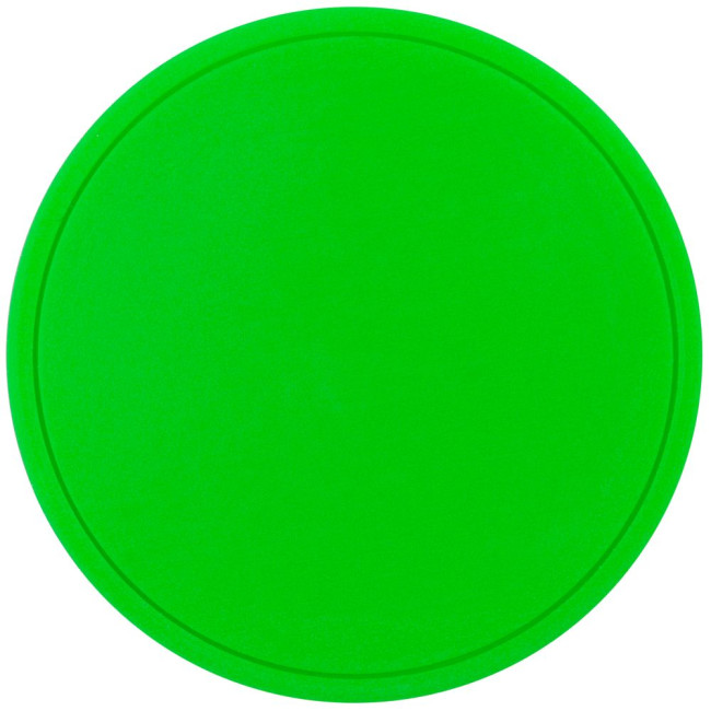 Лейбл из ПВХ Dzeta Round, L, зеленый неон Лейбл из ПВХ Dzeta Round, L, зеленый неон