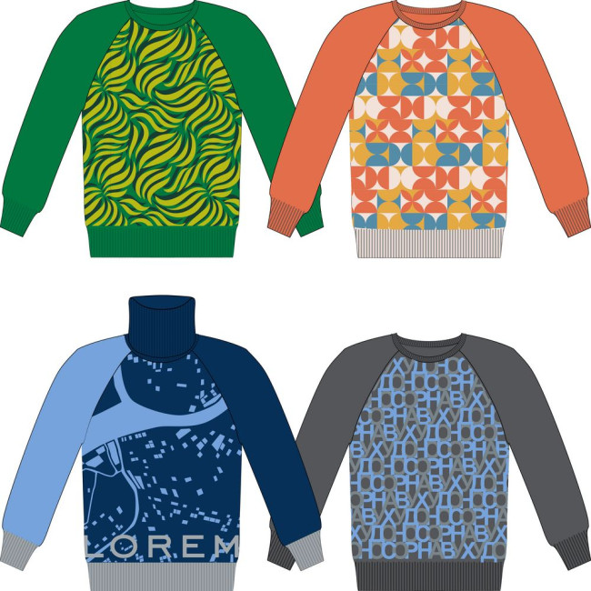 Джемпер на заказ Tricksy Net Reglan, полушерсть Джемпер на заказ Tricksy Net Reglan, полушерсть