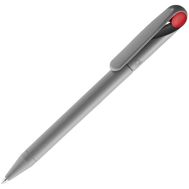 Ручка шариковая Prodir DS1 TMM Dot, серая с красным Ручка шариковая Prodir DS1 TMM Dot, серая с красным
