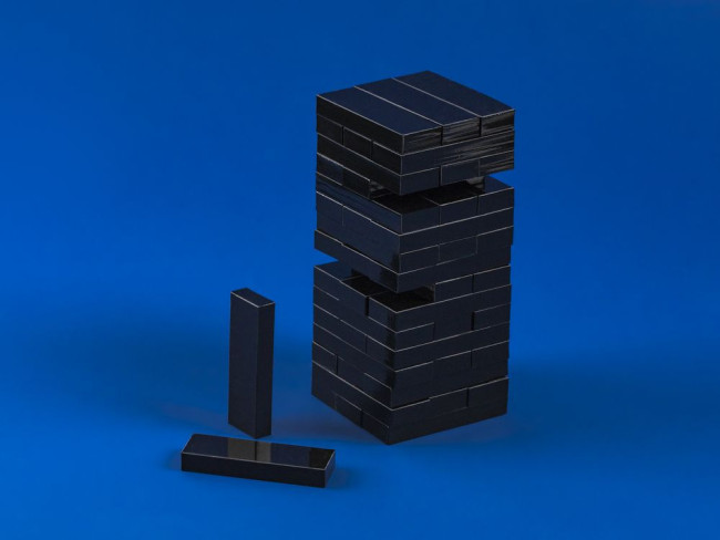 Игра Acrylic Tower, черная Игра Acrylic Tower, черная