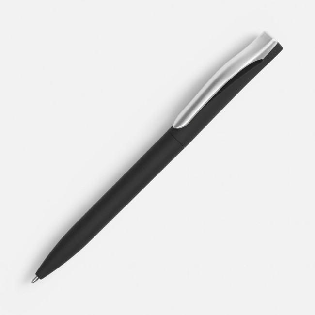 Ручка шариковая Pin Soft Touch, черная Ручка шариковая Pin Soft Touch, черная