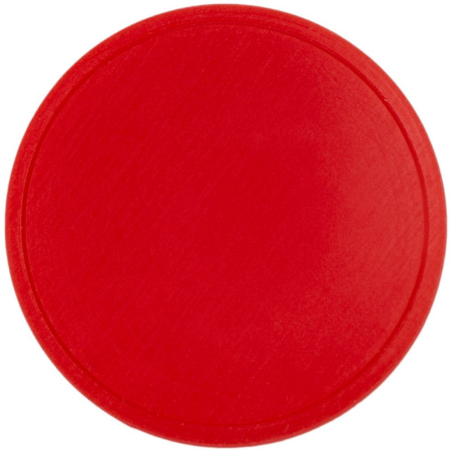 Лейбл из ПВХ Dzeta Round, L, красный Лейбл из ПВХ Dzeta Round, L, красный