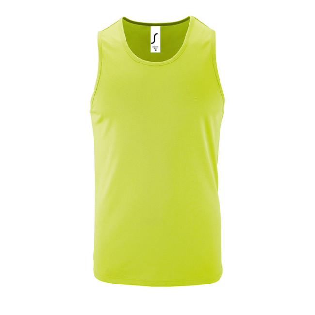 Майка мужская Sporty TT Men, зеленое яблоко Майка мужская Sporty TT Men, зеленое яблоко
