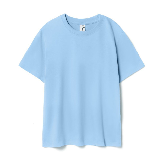 Футболка детская Regent Kids 150, голубая Футболка детская Regent Kids 150, голубая
