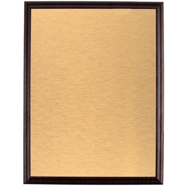 Плакетка Plaque, большая, вишня с золотистой пластиной Плакетка Plaque, большая, вишня с золотистой пластиной