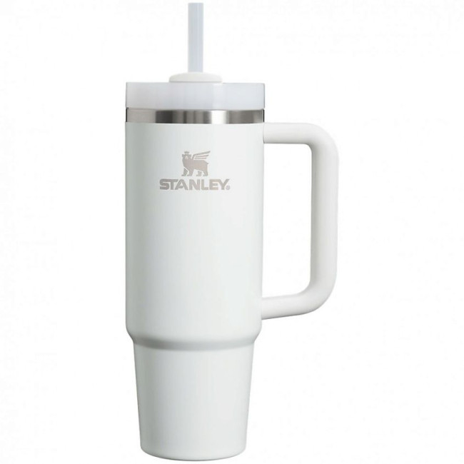 Термокружка Quencher H2.0 1180 с трубочкой, белая Термокружка Quencher H2.0 1180 с трубочкой, белая
