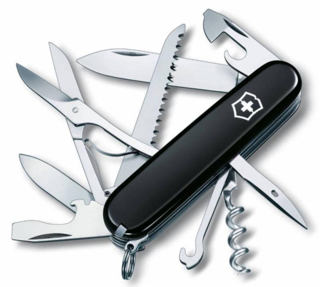 Офицерский нож Huntsman 91, черный Офицерский нож Huntsman 91, черный