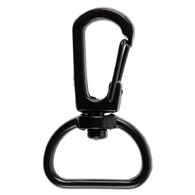 Застежка-карабин Snap Hook, M, черная Застежка-карабин Snap Hook, M, черная
