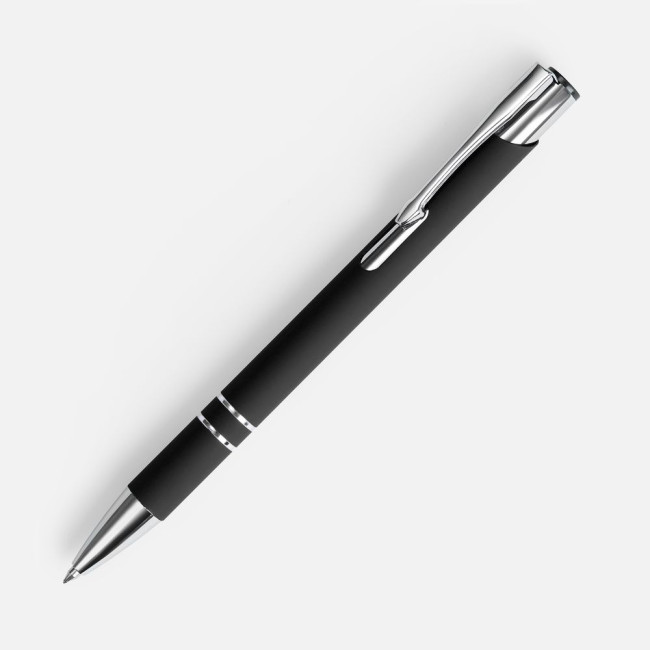 Ручка шариковая Keskus Soft Touch, черная Ручка шариковая Keskus Soft Touch, черная