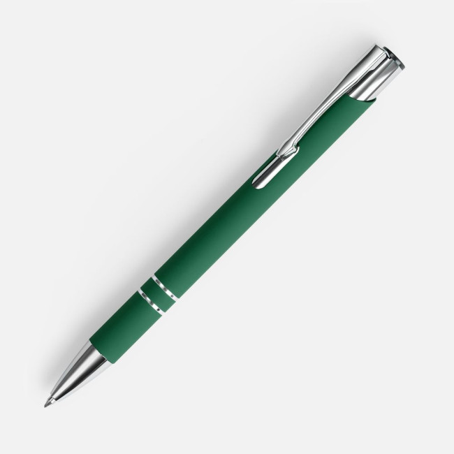 Ручка шариковая Keskus Soft Touch, зеленая Ручка шариковая Keskus Soft Touch, зеленая
