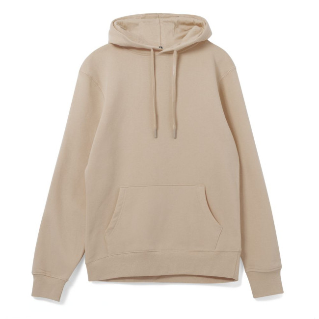 Толстовка с капюшоном унисекс Hoodie, бежевая Толстовка с капюшоном унисекс Hoodie, бежевая