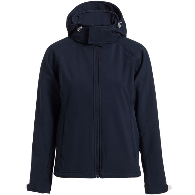 Куртка женская Hooded Softshell темно-синяя Куртка женская Hooded Softshell темно-синяя