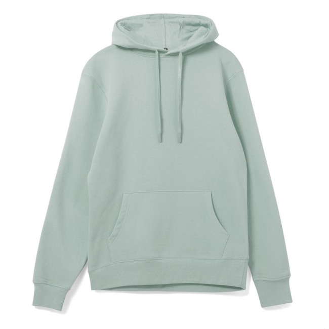 Толстовка с капюшоном унисекс Hoodie, серо-зеленая Толстовка с капюшоном унисекс Hoodie, серо-зеленая