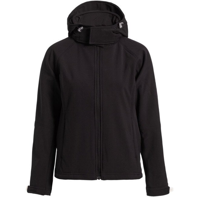 Куртка женская Hooded Softshell черная Куртка женская Hooded Softshell черная